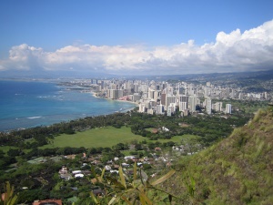 uitzicht op Honolulu vanaf de Ko olau Range | Honolulu
